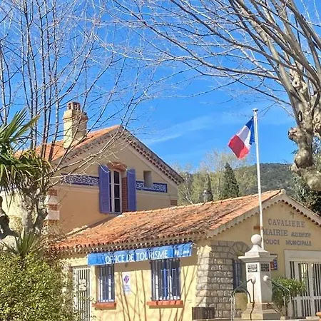 빌라 Maison Vue Sur Les Iles D'or 르 라방두